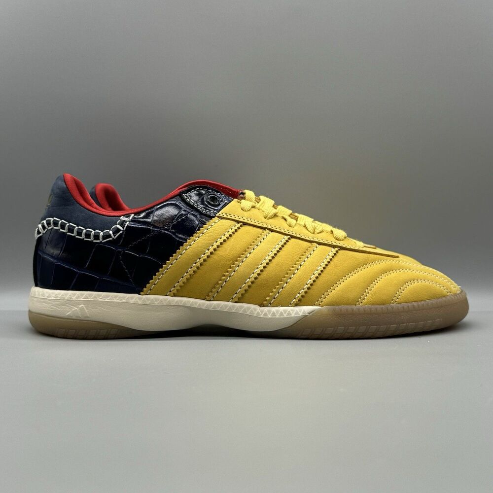 ADIDAS WALES BONNER Samba Millennium Fade Gold Navy Mens Sz 8.5 IH8407 MSRP $250